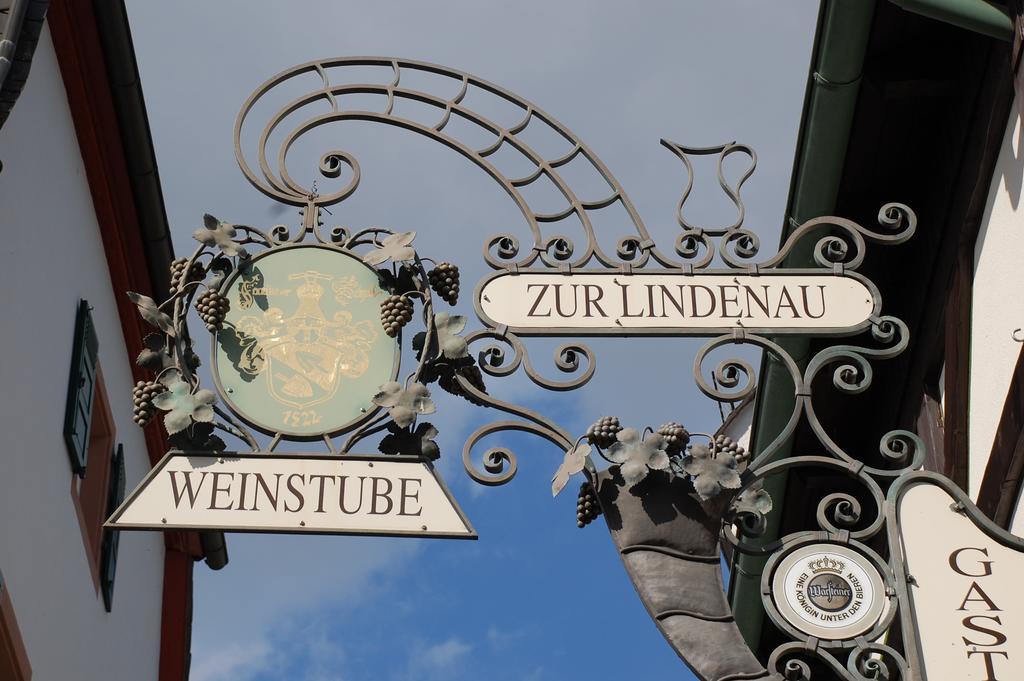 Zur Lindenau Hotel Rüdesheim am Rhein Kültér fotó